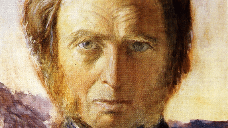 © Autoportrait par John Ruskin (1875)