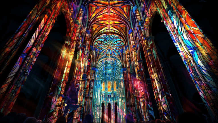 « Luminiscence » : l’église saint-Eustache racontée et sublimée par un son et lumière fantastique