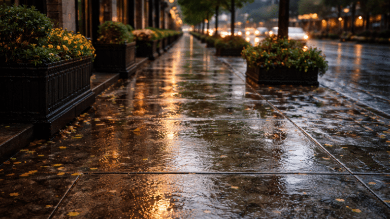 Les trottoirs mouillés sont-ils de droite ?