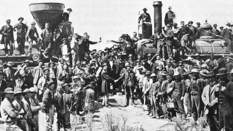 10 mai 1869 : un chemin de fer, un clou et un télégraphe pour relier l&rsquo;Amérique
