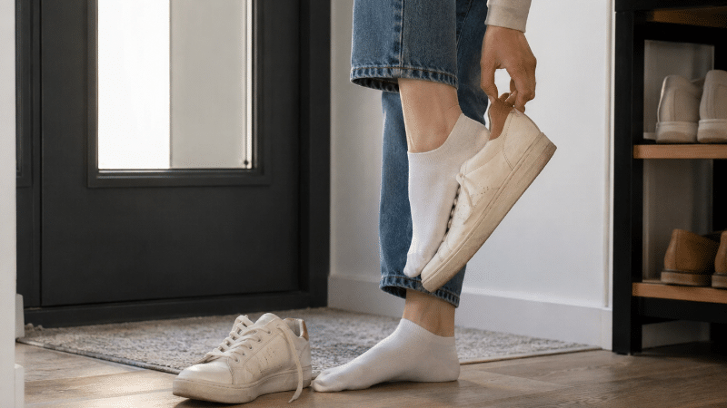 Enlever ses chaussures est-il de droite ?